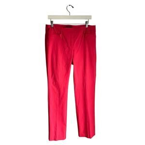 Rekucci Dress Pants Barbie Pink sz 12 Straight Leg Trousers Office Work Pull on